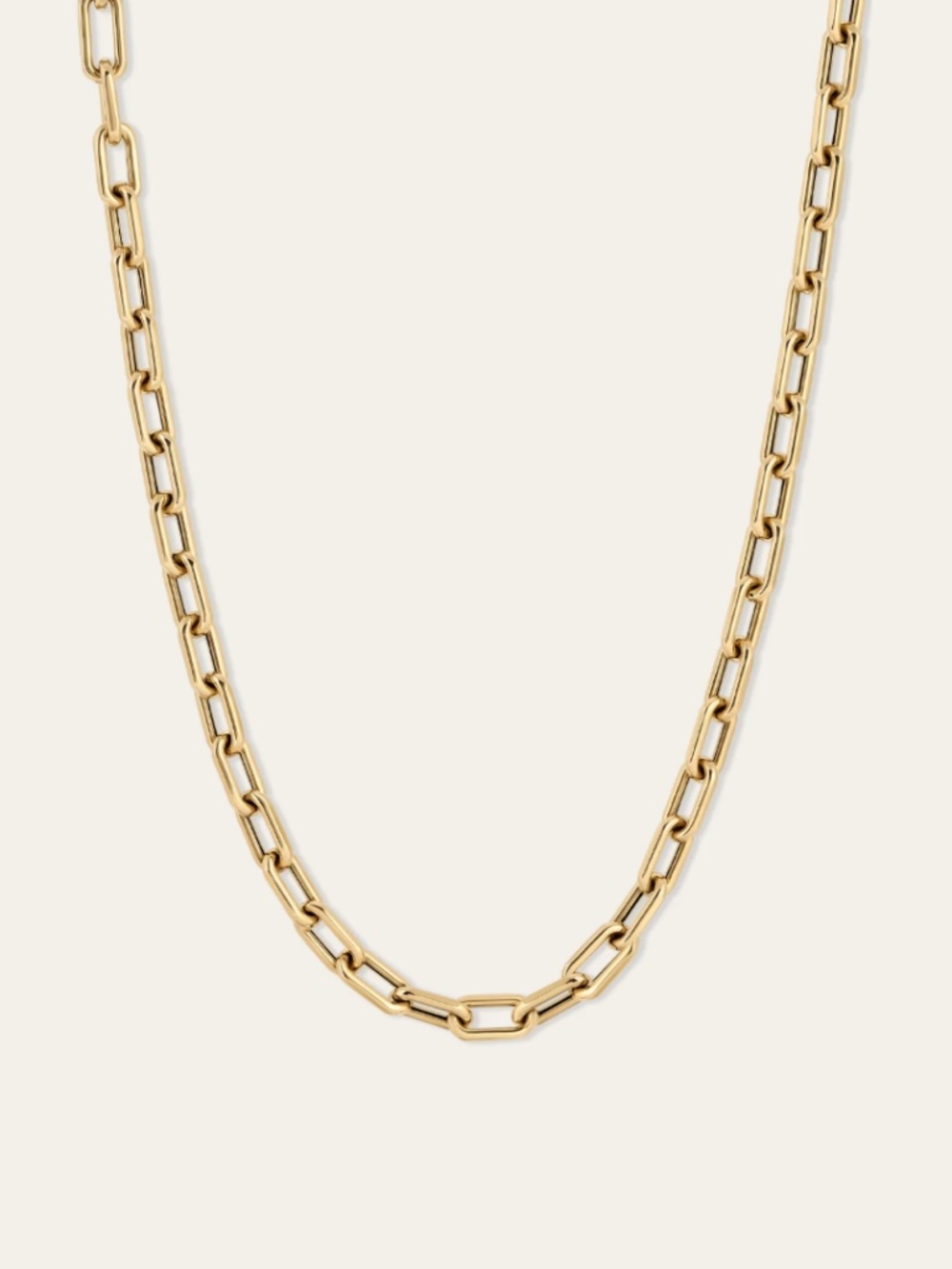 Adina Reyter 16" 5.3mm Italian Chain Link Necklace in 14k Gold